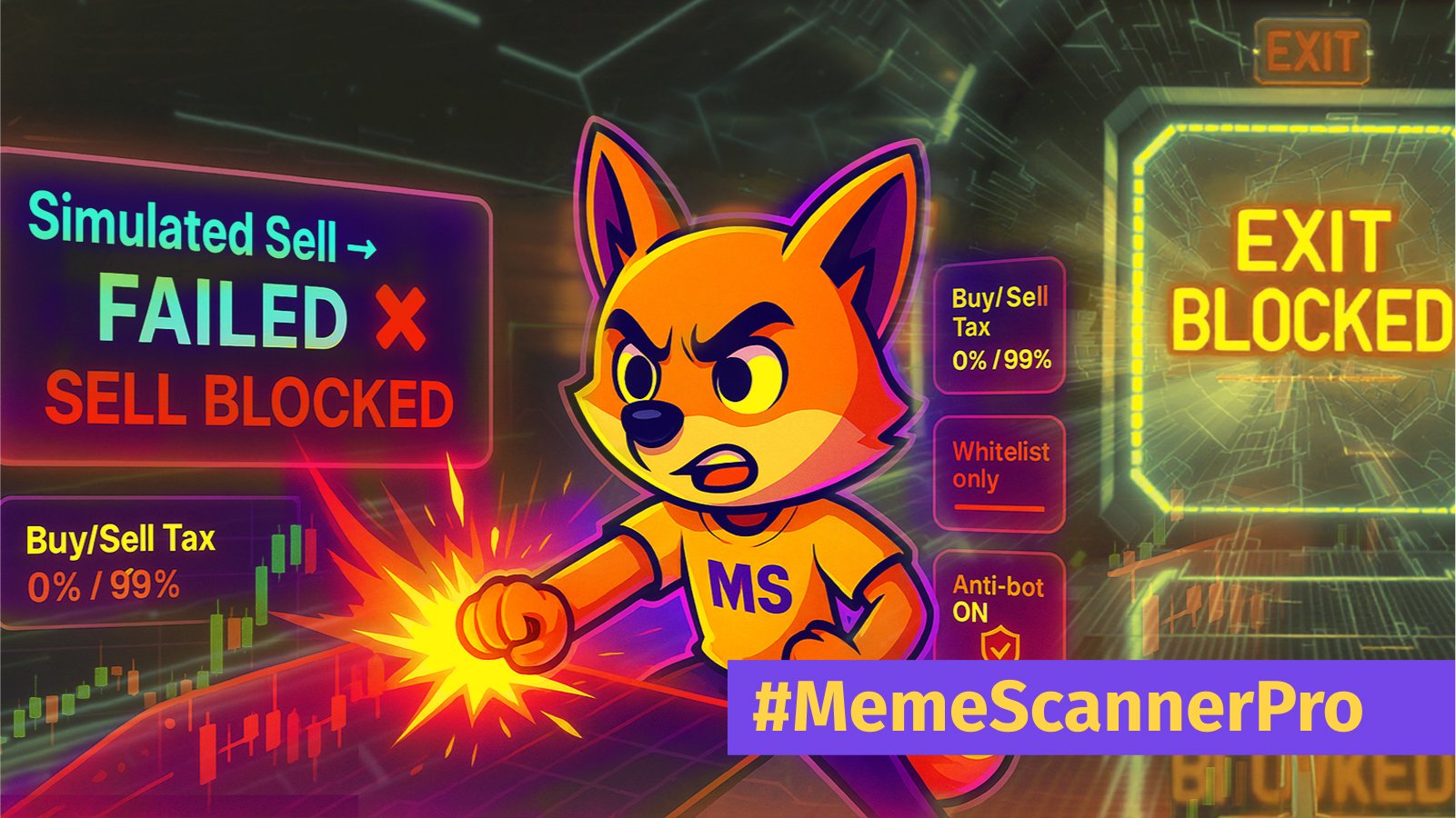 Honeypot detectado: Simulated Sell → FAILED